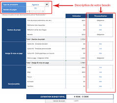 prix création site web